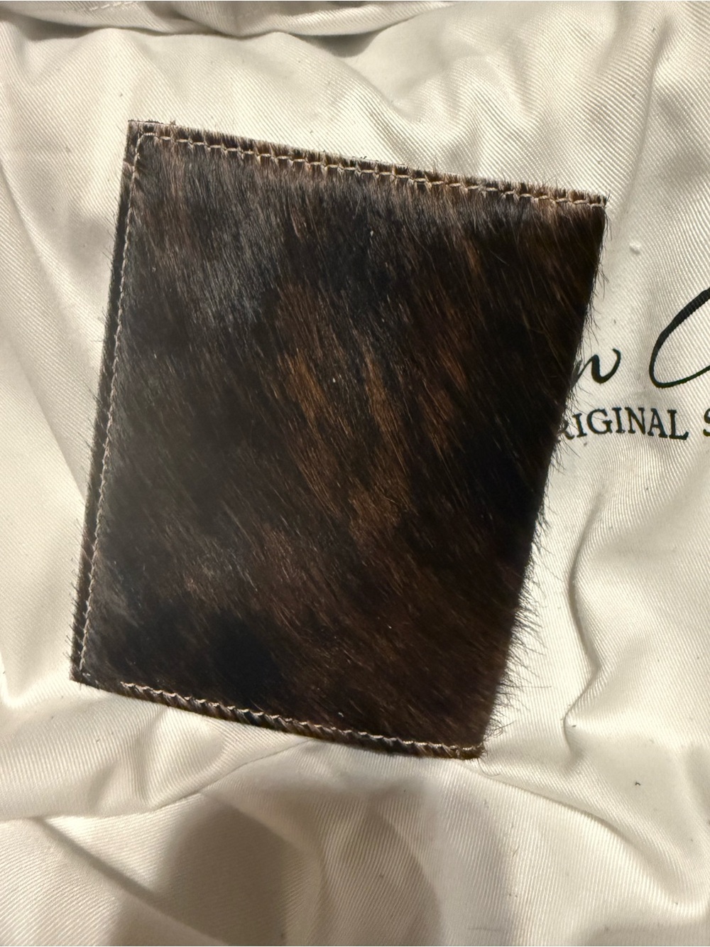 Haircalf Bi-Fold Wallet in Dark Brown